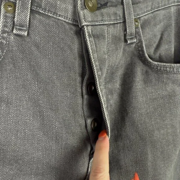 Rag & Bone Standard Issue Fit 1 Extra Slim Jeans Vesuvio Wash Gray Size 34 EUC - Picture 6 of 12